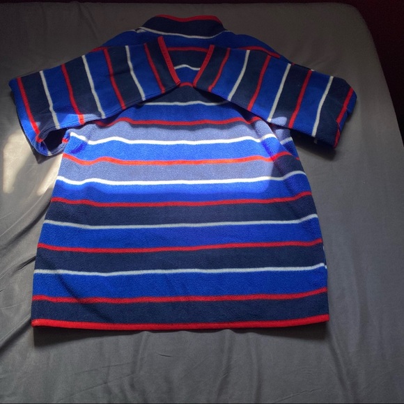 Crazy 8 multi striped colored boys plush jacket - Picture 5 of 5